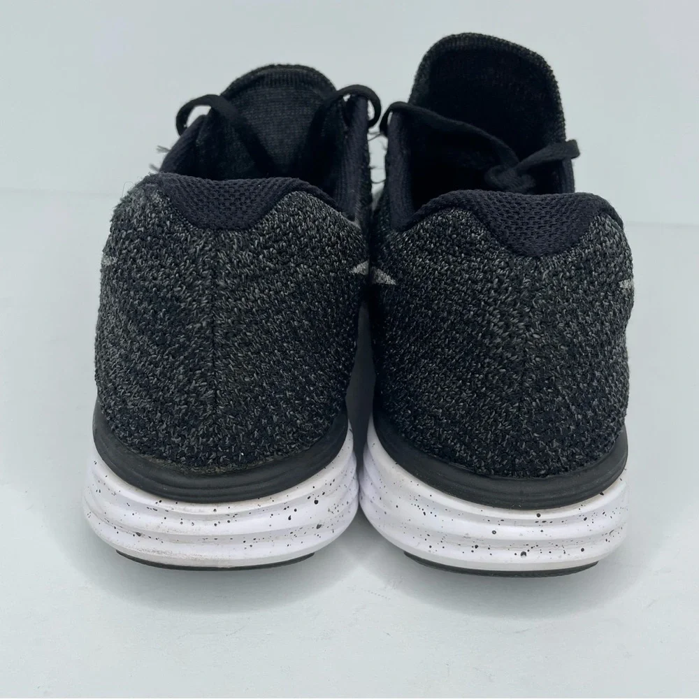Nike Lunar Flyknit 3 Running Shoes Oreo Black White 698182-001 Womens Size 9.5 - Picture 9 of 14